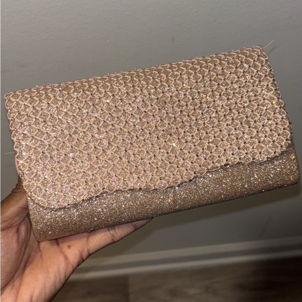 Elegant Gold Clutch